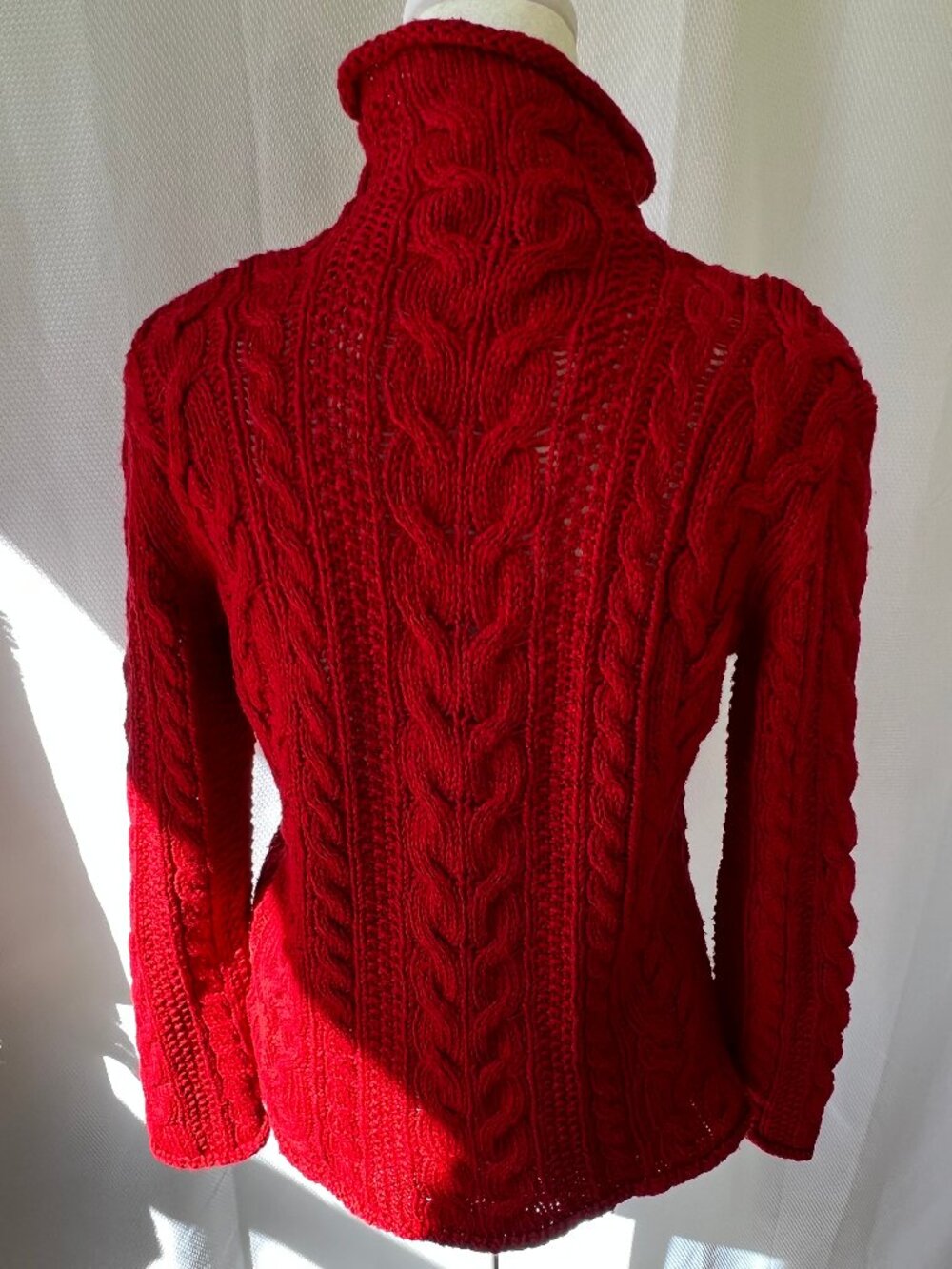 LRL Lauren Jean Co Ralph Lauren Cable Knit Roll-neck Sweater/Pullover - Picture 5 of 15